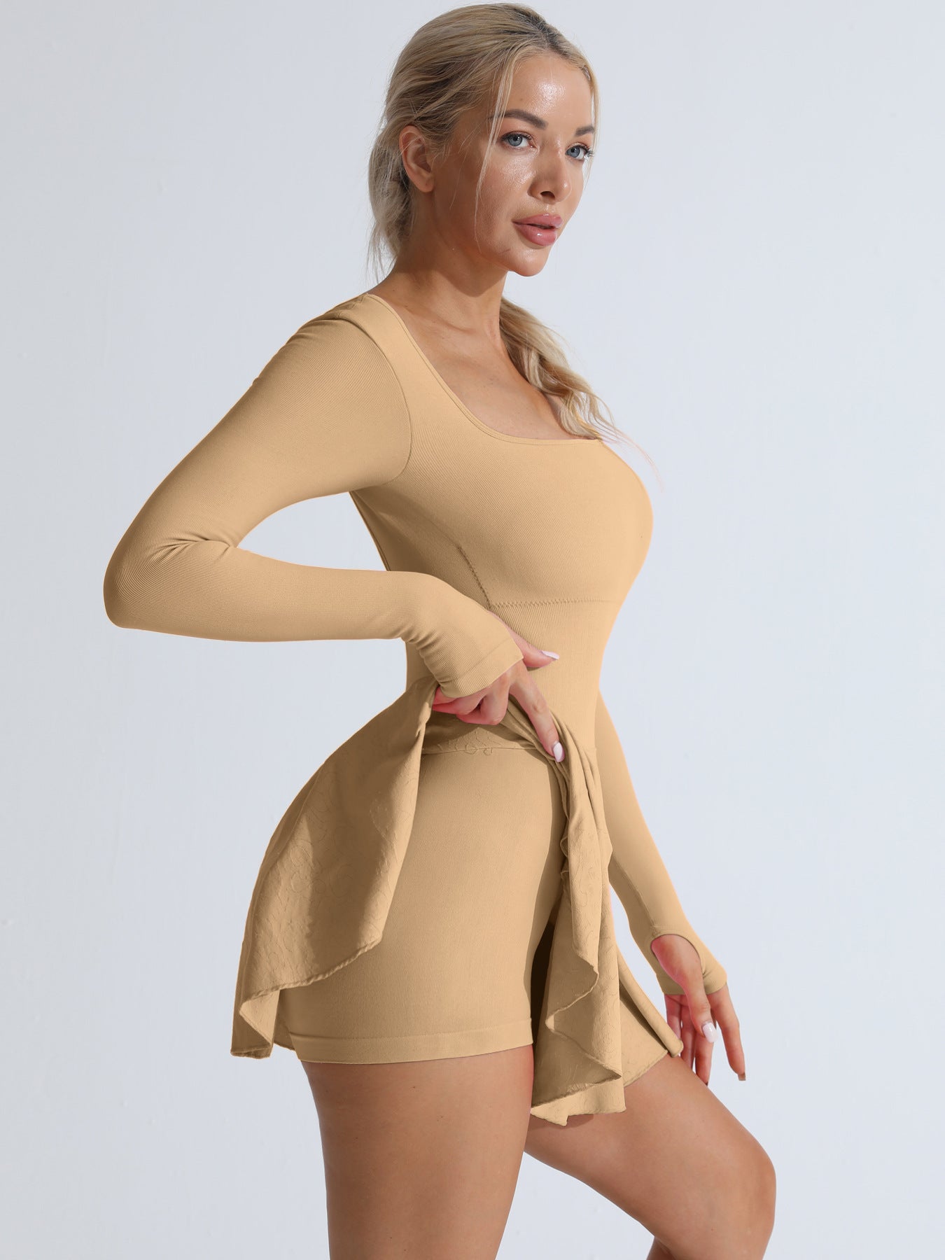 Sporty Backless Jumpsuit for Active Wear